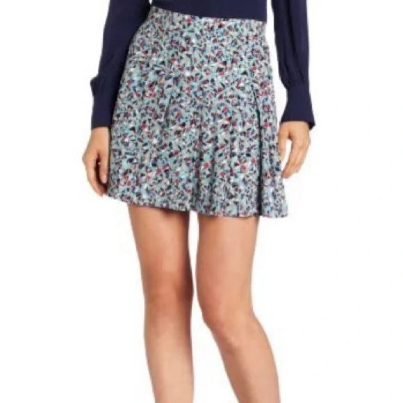 BCBGeneration Geometric Pleated Skirt - Picture 1 of 7